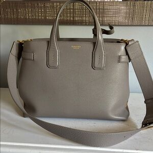 Burberry medium Banner bag in taupe brown